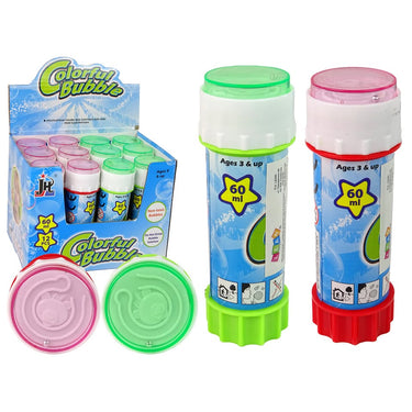 60ml Soap Colorful Bubble Liquid Bottle